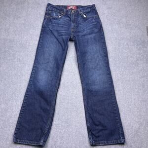levi's 527 bootcut jeans womens 29x29 blue denim